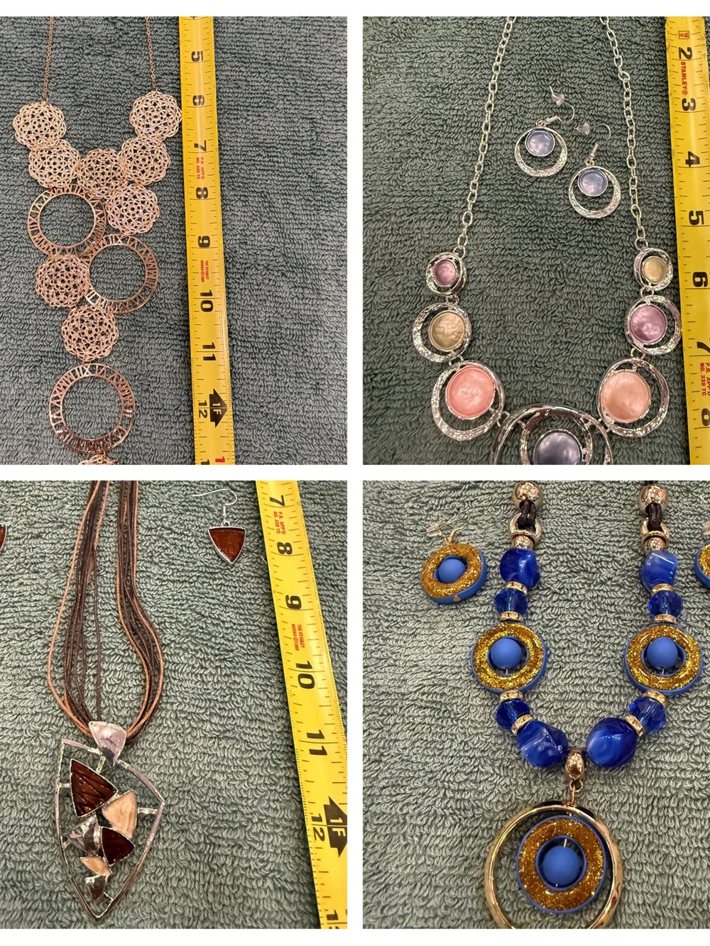 Assorted Women’s Multi-Color Fashion Necklaces and Earrings Set